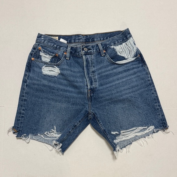 Levi's Pants - Levi’s 501 90’s Distressed Denim Shorts Women’s Size 31